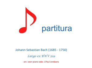 JS Bach, Largo uit BWV 529